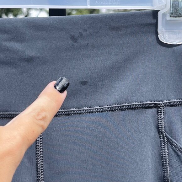 Lululemon Home Stretch Crop (19") Leggings in Melanite Gray Size 4 - Picture 6 of 11